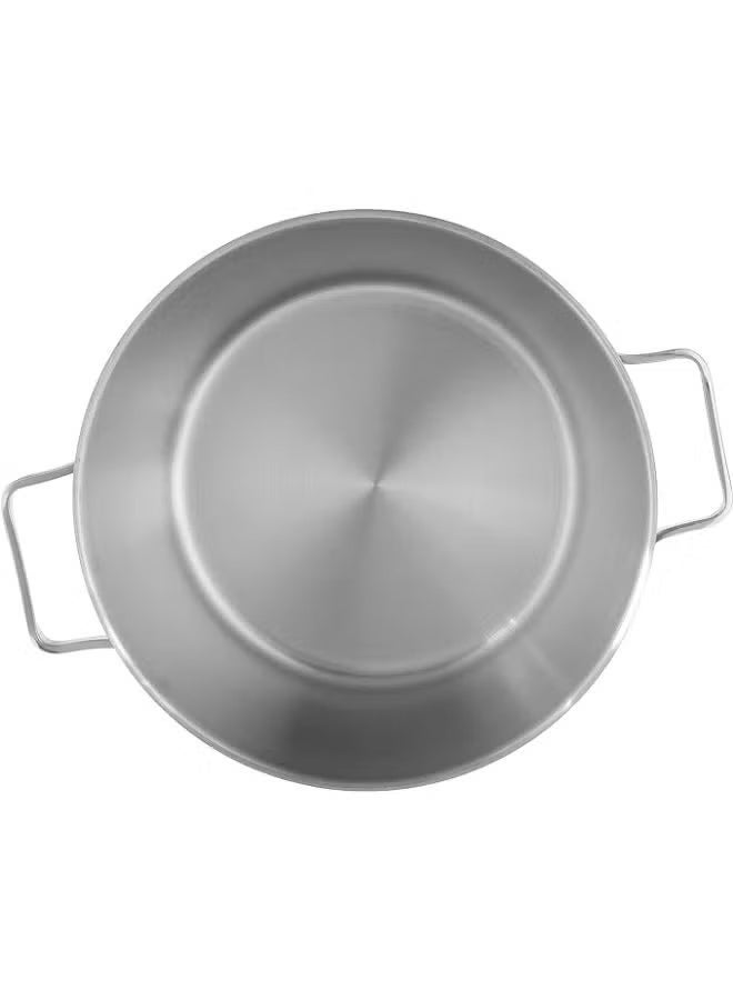 زهران طقم حلل طبخ أوبتيما من الستانلس ستيل مع أغطية – 10 قطع (16، 18، 22، 24، 28 سم) – فضي - Image 3